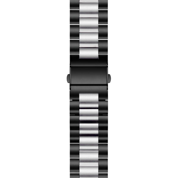 Stahl Armband Schwarz/Silber