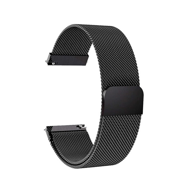 Milanaise Armband Schwarz