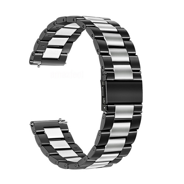 Stahl Armband Schwarz/Silber