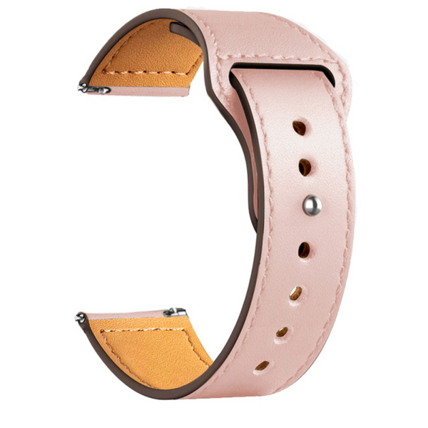 Lederarmband moderne schließe Rosa